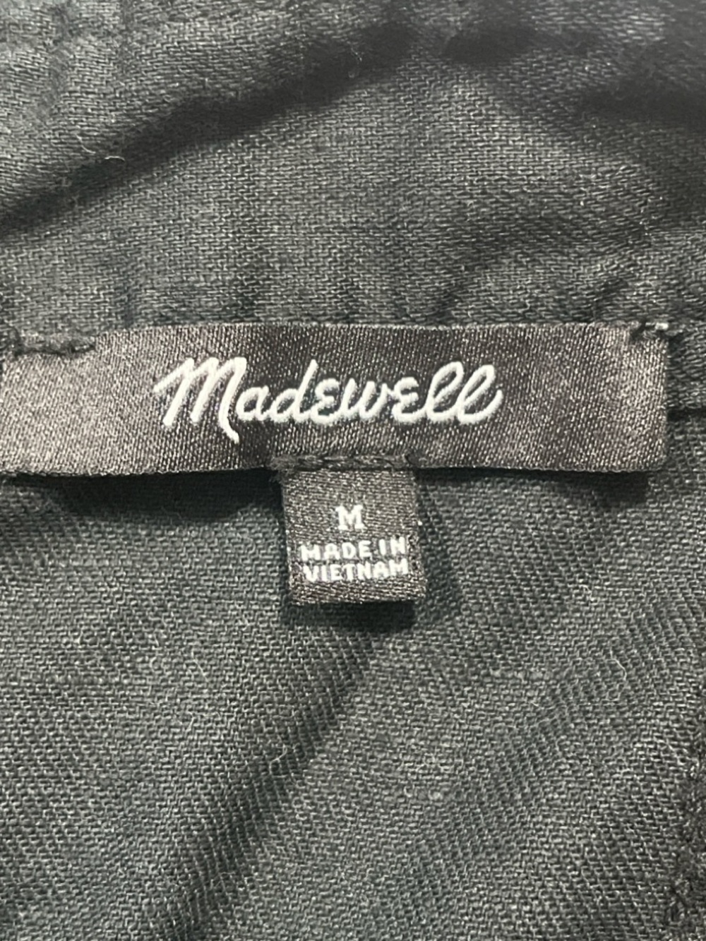 Madewell Linen-Cotton Princess-Seamed Midi Dress M - Picture 7 of 12